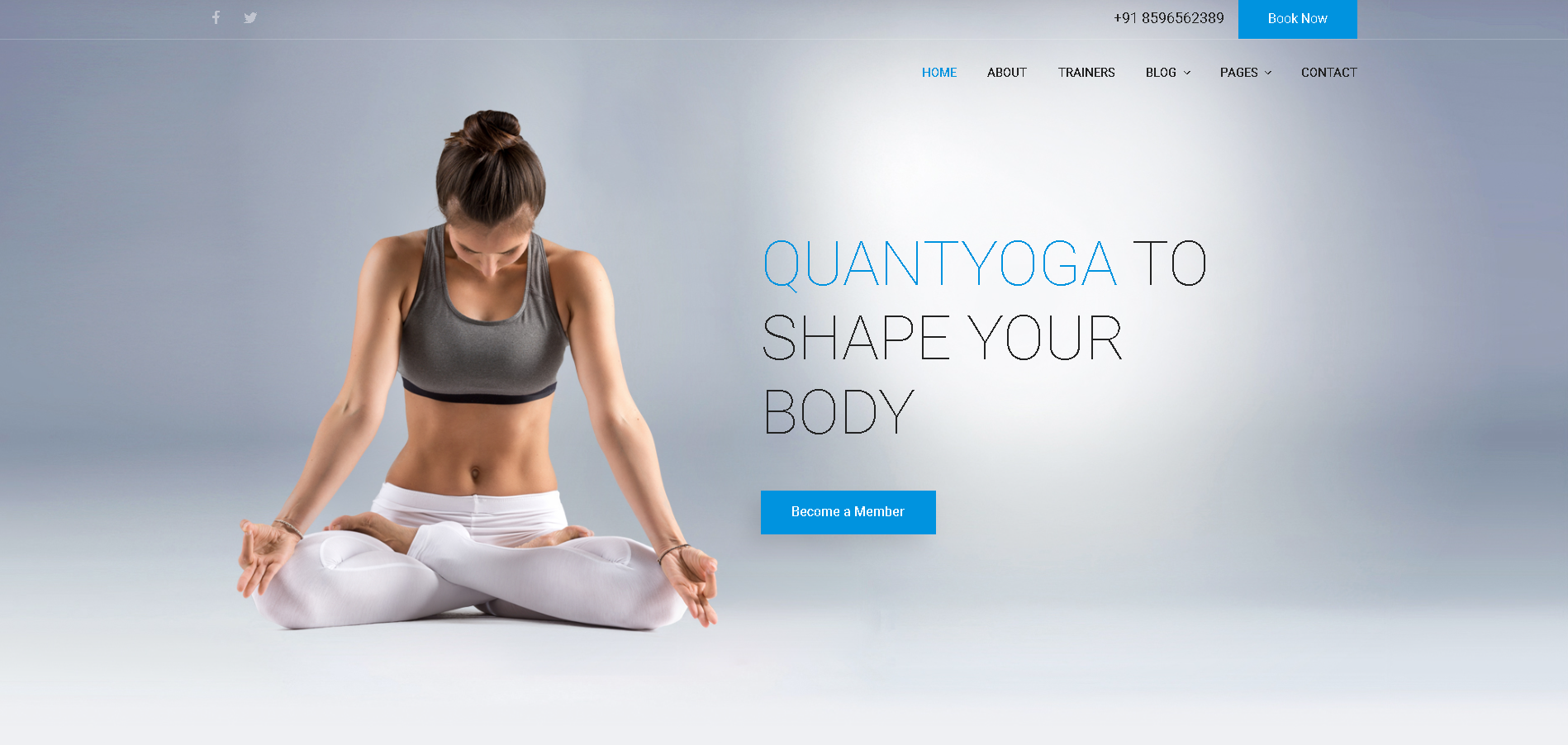 Yoga Website cover